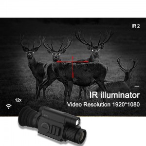 PARD NV008P chasse vision jour et nuit caméra monoculaire portée thermique 6.5x-13x avec portée 200m